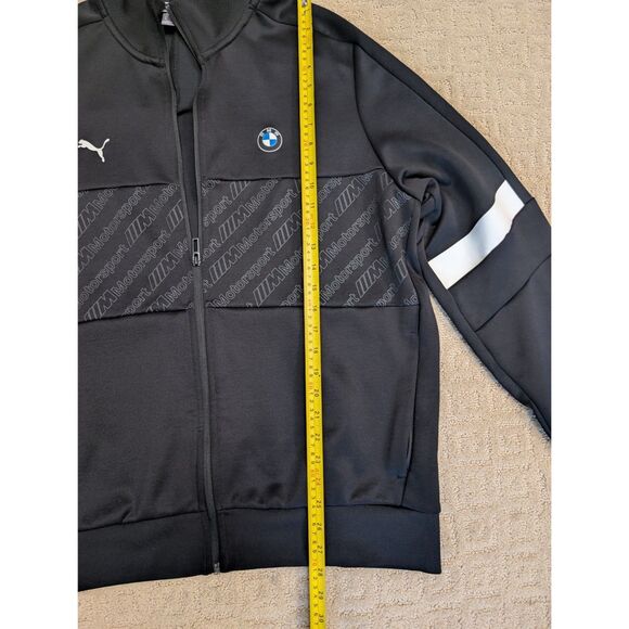 Puma BMW Motorsport Collab Track Jacket Mens XL XLarge Black 596094-01 - Picture 9 of 12
